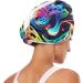 Rainbow Leopard Hair Towels - 2 Pack Super Absorbent Quick Dry Turbans for Women & Girls - Buy Online on GoSupps.com