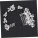 MAGICLULU Floral Rhinestone Hair Pin Hair Comb Long Issue Card Bride - Buy Online on GoSupps.com