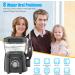 Sawgmore FC166 Water Flosser for Teeth/Braces - 600ml Capacity, 10 Adjustable Pressures, 8 Nozzles - Professional Oral Irrigator (Black) - Buy Online on GoSupps.com