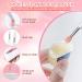 Jasilon Lip Brush Set - 10 PCS Reusable Silicone Makeup Brushes with Dustproof Cover for Lip Gloss, Eyeshadow, Lip Cream - Beauty Tool Kit - Buy Online on GoSupps.com