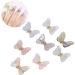 8pcs Nail Bow Decorations - Delicate Nail Art Stickers for Salon Quality Designs - International Shipping Available - Buy Online on GoSupps.com
