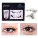 Magnetic Eyelashes with Applicator Reusable Magnetic Eyelashes Natural Look 2 Pairs of Magnetic Lashes Natural Magnetic Eyelashes without Eyeliner 5 Magnets False Eyelashes Magnetic Fox Fairy