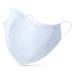 Dance pattern makeshift mask washable 100% cotton for children and adults - nose bracket and filter bag - mouth and nose protection 2 -layer - Oeko -Tex Standard 100 White S (1 Pack)