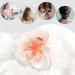 Floral Hair Clips Cute Acrylic Hawaiian Hair Clips | Women's Hair Barrettes Hair Styling Accessories Large Non-Slip Hair Clips for Beaches Orange1 - Buy Online on GoSupps.com