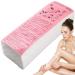 GEN'C B AUTY 100PCS Wax Strips Non-Woven Wax Strips for Facial and Body Professional Arms Legs Lip Eyebrow Hair Removal wax strips (8'' x 2.75''). 100pcs White