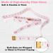 6 Pack Soft Body Tape Measure - Double Scale Small Fabric Sewing Tailor Cloth Waist Pink Measuring Tape for Body Measurements & Weight Loss - 150cm/60inch - Buy Online on GoSupps.com