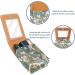 Travel Lipstick Organizer Case - Portable Makeup Bag with Mirror | Pink Cherry Blossom Design - Buy Online on GoSupps.com