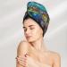 Hair Towel Wrap - Quick Drying Towel Turban with Button | Sea World Design - Buy Online on GoSupps.com