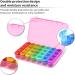 Betife Weekly Pill Box Organizer - 7 Day 4 Compartment Tablet Dispenser for Daily Medication - Pink - Buy Online on GoSupps.com