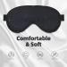 Premium Black Glitter Sleep Mask | Reusable Soft Eye Covers for Men & Women | Ideal for Travel Camping & Better Sleep - Buy Online on GoSupps.com
