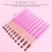 Saviland Acrylic Nail Brush Set - 10-Piece Professional Acrylic Nail Brushes for Nail Extension & Application - Pink Crystal Texture (Size 4-22) - Buy Online on GoSupps.com