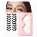 3D Faux Mink Lashes - 8 Pairs | Handmade Luxurious Volume | Fluffy & Natural False Eyelashes - Buy Online on GoSupps.com