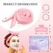 Heatless Hair Curler Set - 60 Extra-Long Curlers for Overnight Curls | Perfect for Medium to Long Hair | DIY Pink Hair Bands - Buy Online on GoSupps.com