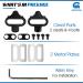 GRIPPON SPD Cleats for Cycling Shoes - Black Bike Cleats Compatible with Shimano - Ideal for Indoor and Outdoor Biking - Includes Metal Plates and Allen Key - Buy Online on GoSupps.com