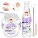 SAVILAND 30g Solid Nail Glue Gel with Glue Remover Spray Kit 30-Day Long Wear Extra Strong Nail Glue for Press on Nails 60ml Nail Glue Remover for False Nails 5s Quick Removal Nail Tech Home Use 2A-Solid Nail Glue with Glue Remover Kit
