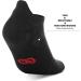 Unisex Black Compression Running Ankle Socks (6 Pairs) - Large-X-Large - Buy Online on GoSupps.com