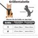 Supet Cat Dishes & Harness Set for Kittens - Reflex Stripes Adjustable Leash & Universal Fit - Black (Breast Circumference: 34.8-39.9 cm) | International Shipping - Buy Online on GoSupps.com