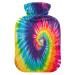 Batik coloring rainbow heat bottle with reference heat bottles for pain relief heat bottle water bag feet and bed warmers for warm and cold compress 1l