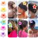 Lily Flower Claw Clip 6PCS Cute Flower Hair Clip with 6 Colors Hawaiian Hair Barrettes Accessories for Women Girls Non-Slip Jaw Clamps Headwear for Thick Thin Hair Christmas Birthday Gift for Women Girls - Buy Online on GoSupps.com