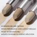 B ton de contour 2 en 1 : contour cr me et bronzer liquide m lange sans couture finition naturelle maquillage bronzant longue dur e pour le visage 02 gris moyen 02 Fair Grey - Buy Online on GoSupps.com