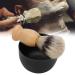 Shaving Soap Bowl + Beard Shaving Brush Stainless Steel 2 Pack