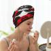 Buy Red Rose Coral Velvet Quick-Dry Hair Cap | Travel & Home Hair Towel Wrap for Men & Women - Buy Online on GoSupps.com