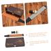 Beaupretty Rice Sasier Case & Storage Carrier - Wooden Razor Set with Hair Brush & Leather Travel Box - Durable & Stylish for International Shipping - Buy Online on GoSupps.com