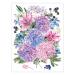 Supperb Large Temporary Tattoos - Watercolor Painting Bouquet of Summer Hydrangeas Flowers Wildflowers