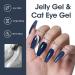 Gellen Gel Nail Polish Kit - 4 Mysterious Colors Blue Purple Jelly Gel Nail Polish Set Cat Eye Gel Nail Kit with Magnet Soak Off Blooming Gel Nail Polish for Spreading Effect Special Treat - Buy Online on GoSupps.com