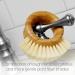 Full Circle The Ring Fruit and Vegetable 2 in 1 Fruit & Vegetable Cleaning Brush  Small (Pack of 1)  White - Buy Online on GoSupps.com