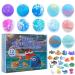 Bath Bomb Gift Set with Marine Animals Inside 12 Pack Organic Bath Bombs for Kids Kids Safe Handmade Fizzy Balls for Kid Ideal Birthday Gift for Boys & Girls