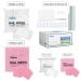 BLUERISE 500Pcs Nail Polish Remover Lint Free Wipes for Gel Nails & Eyelash Extensions - White - Buy Online on GoSupps.com