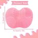 Makeup Brush Cleaning Mat Silicone Brush Cleaning Mat Makeup Brush Cleaning Pad with Suction Cups Small Makeup Brush Cleaning Tool for Makeup Brushes(Pink) - Buy Online on GoSupps.com