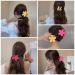 Flower Big Hair Claw Clips 6 PCS Set - Strong Hold Jaw Clamps for Thick Hair Women & Girls - Buy Online on GoSupps.com