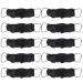 10 Pack Disposable Bras for Women - Non-Woven Fabric Salon & Spa Underwear - Individually Packed Black Tops - Buy Online on GoSupps.com