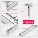 Buy 2 SUS Razors - Stainless Steel Straight Edge Shaving Knife with 10 Blades | Manual Barber Shaver for Precision Beard Cutting - International Shipping Available - Buy Online on GoSupps.com