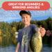 Tailored Tackle Fishing Kit - 147 Pc Gear Set with Tackle Box, Hooks, Bobbers and Accessories for Live Worms and Artificial Bait - Buy Online on GoSupps.com