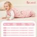 Looxii Baby Sleeping Bag 2.5 TOG 100% Cotton | Soft Newborn Sleep Sack for Boys and Girls 0-6 Months | Pink - Buy Online on GoSupps.com