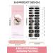 TOROKOM Semi-Cured Gel Nail Strips - Long Lasting Black Moon Ombre Nail Wraps with Cuticle Stick Nail File & Wipes - UV/LED Lamp Required - Buy Online on GoSupps.com