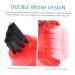 Mobestech 16 Pcs Portable Toothbrush Cleaning Brush Set - Double Brush Various Colors | International Shipping Available - Buy Online on GoSupps.com