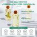 HIQILI 100% Pure Natural Black Pepper Essential Oil - 3.38 Fl Oz for Skin & Diffuser | 100 ml (Pack of 1) - Buy Online on GoSupps.com