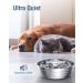 Stainless Steel Cat Water Fountain 3.6L - Automatic Pet Fountain for Dogs and Cats - Ultra-Quiet Pump - Multiple Pet Water Bowl Dispenser - Sliver - Buy Online on GoSupps.com
