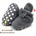 EDOTON Unisex Newborn Winter Boots 12-18 Months - Navy Gray Stripe Bootie Sock - Buy Online on GoSupps.com