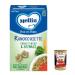 Italian Gourmet E.R. Mellin Soft Wheat Ranocchiette with Spinach and Soft Wheat Semolina Pasta and Vitamin B1 280 g + Italian Gourmet Pulp 400 g