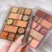 12 Colors Shimmering Eyeshadow Palette | Matte & Waterproof Glitter | Highly Pigmented Nude & Chocolate Tones | Long-Lasting Makeup - Buy Online on GoSupps.com