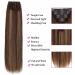 Hair Extensions Chocolate Brown and Caramel Blonde with Brown Roots 16"-24" Clip in Hair Extensions Human Hair Silky Straight Double Weft Lace Clip in Hair Natural Human Hair(18inches) 18inches 120g/Set - Buy Online on GoSupps.com
