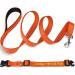 Shop Tagme Orange Dog Collar & Leash Set - Personalized Reflective 1.5m for Medium Dogs - Buy Online on GoSupps.com