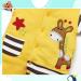 Minizone Baby Hooded Winter Romper with Footies and Hat - Giraffe Print | 9-12 Months - Buy Online on GoSupps.com