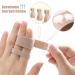 Xinjieda Toe Wraps - 6 Pieces Toe Tapes Splints Separator for Overlapping Toes - Beige (3 sizes) - Buy Online on GoSupps.com