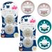 NIP Cherry Round Pacifier Set - 8 Piece Boy Set Size 2 Natural Latex for 6+ Months - International Shipping Available - Buy Online on GoSupps.com